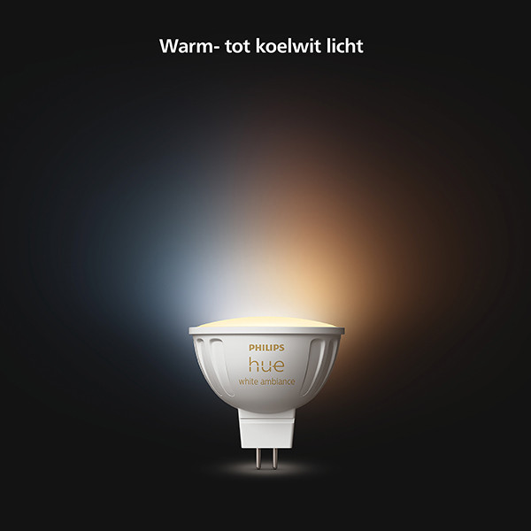 Philips Hue Spot GU5.3 MR16 White Ambiance 400 lumen 5.1W Philips HUE 123led